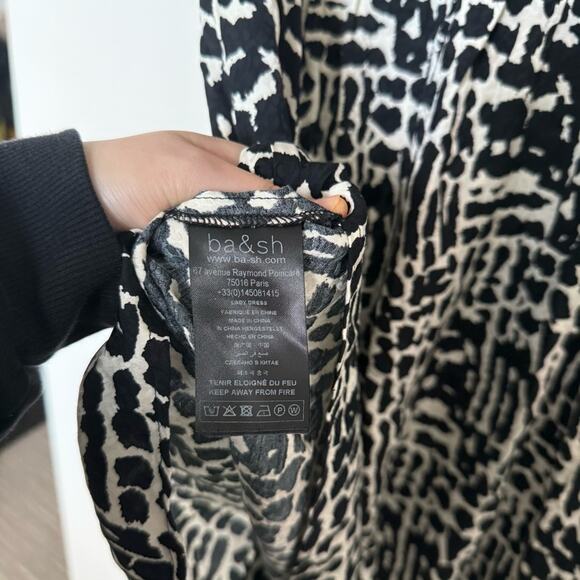 ba&sh Oia Printed Mini Dress Size 6 - Picture 2 of 5